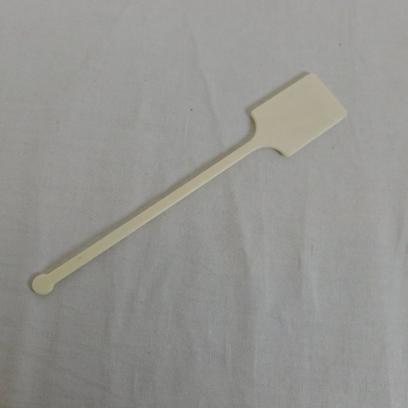 Executives Three at the Classic Set of 5 Swizzle Stir Sticks Off White Red Roman - Picture 7 of 11